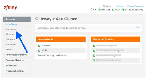 xfinity admin tool log in.